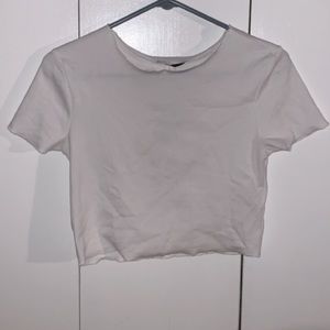 White Zara shirt